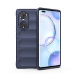 Per Huawei Nova 9 Pro/Honor 50 Pro Magic Shield TPU + Flanel Phone Case (blu scuro)