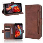 Per Ulefone Armor X10 / X10 Pro Skin Feel Casture Texture Slot Slot Case di telefono (Brown)