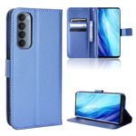 Per Oppo Reno4 Pro Global & India & Southeast Asia Diamond Texture Leather Case (blu)