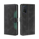 Per la pelle di cucitura TCL 205 Feel Magnetic Orizzontale Flip PU Case in pelle (nero)