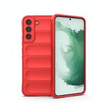 Per Samsung Galaxy S22 + 5G Magic Shield TPU + Flanel Phone Case (rosso)
