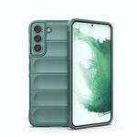 Per Samsung Galaxy S22 + 5G Magic Shield TPU + Flanel Phone Case (verde scuro)