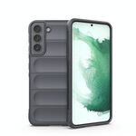 Per Samsung Galaxy S22 + 5G Magic Shield TPU + Flanel Phone Case (grigio scuro)