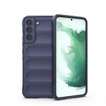 Per Samsung Galaxy S22 + 5G Magic Shield TPU + Flanel Phone Case (blu scuro)