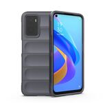 Per Oppo A36 4G/A76 4G/Realme 9i Magic Shield TPU + Flanella Case di telefono (grigio scuro)