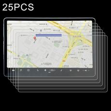 25 PCS Pellicola protettiva per navigatore per auto Pellicola in vetro temperato per Tesla 15.6
