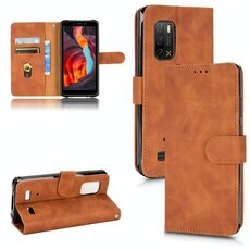 Per Ulefone Armor X10 Selva Frent Magnetic Flip Leather Telefono (Brown)