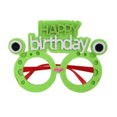 2 pezzi divertenti occhiali feste di compleanno decorazioni cartone animato oggetti di scena fotografica, forma: rana