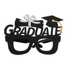 3 PCS Stagione di laurea Photo Props School Party Glasses divertenti, Forma: F Modello