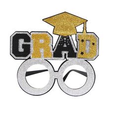 3 PCS Graduation Season Photo Props School Party Funny Glasses, Shape: S Model