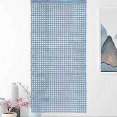 2 pezzi Laser Square Rain Curtain Birthday Party Decoration (1x2m azzurro)