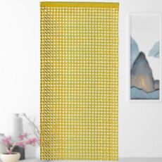 2 pezzi Laser Square Rain Curtain Birthday Party Decoration (1x2m Gold)