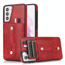Per Samsung Galaxy S22 5G Custode del portafoglio per il portafoglio di cabmiere (rosso)