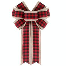 2 pezzi DEGAZIONI FESTIVA DELLA FESTIVA DEL PROGA DI NATALE LINO FINE (Plaid rosso)