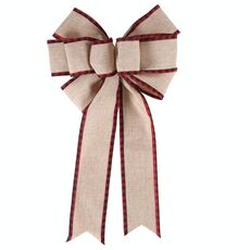 2 pezzi DECARIZIONI FESTIVE DELLA FESTIVA PER FESTIVE DI LINO DI LINO DI LINO (KHAKI)