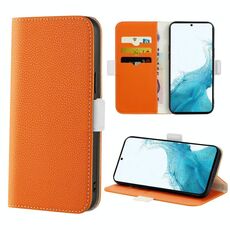 Per Samsung Galaxy S22 5G Candy Color Litchi Texture Inceltose Custodia (arancione)