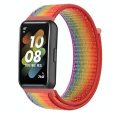 Per Huawei Band 7 Nylon Loop Buckle Watch Band (Colorful)