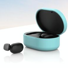 Custodia in silicone auricolare Bluetooth per Redmi AirDots (Mint Green)
