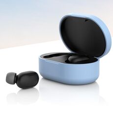 Custodia in silicone auricolare Bluetooth per Redmi AirDots (Sky Blue)
