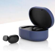 Custodia in silicone auricolare Bluetooth per Redmi AirDots (Midnight Blue)