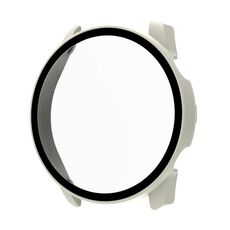 Per Xiaomi Haylou RT2 / LS10 PC + Custodia di orologio integrato in vetro temperato (Ivory White)