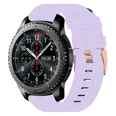 Per Huawei Watch 3 22mm Nylon Woven Watch Band (Light Purple)