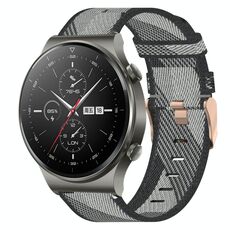 Per Huawei GT2 Pro 22mm Nylon Woven Watch Band (Grey)
