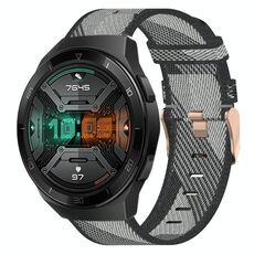 Per Huawei Watch GT 2E 22mm Nylon Woven Watch Band (Grey)
