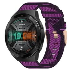 Per Huawei Watch GT 2E 22mm Nylon Woven Watch Band (Purple)