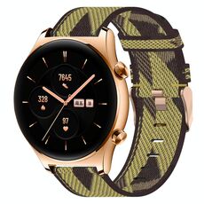 Per onore orologio GS 3 22mm Nylon Woven Watch Band (Yellow)