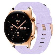 Per onore orologio GS 3 22mm Nylon Woven Watch Band (Light Purple)