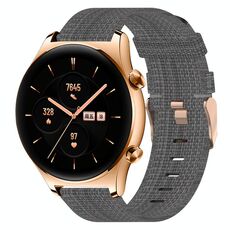 Per onore orologio GS 3 22mm Nylon Woven Watch Band (grigio scuro)