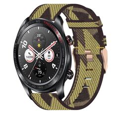 Per onore orologio da sogno 22mm nylon watch watch (giallo)