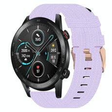 Per onore MagicWatch2 42mm 20mm Nylon Woven Watch Band (Light Purple)