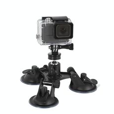 Auto General Scopo VEICOLO staffa di aspirazione Coppa di aspirazione Base di tiro in vetro fisso, forma: ventosa+ptz+vite GoPro