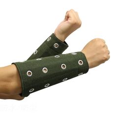Protezione del lavoro della manica della protezione del braccio in vetro resistente al taglio, taglia: taglia unica (verde scuro)