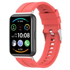 Per cinturino per battistrada per pneumatici Huawei Watch Fit 2 (rosso)