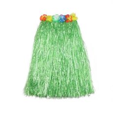 3 pezzi hawaiani hula party show dress up puntelli, dimensioni: 40 cm (doppio strato verde)