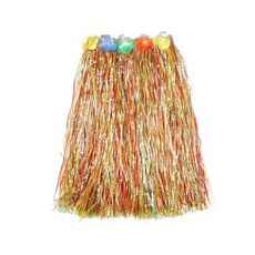 3 pezzi hawaiani hula party show dress up puntelli, dimensioni: 60 cm (doppio strato colorato)