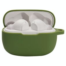 Per custodia protettiva per auricolari in silicone JBL WAVE 200TWS (erba verde)