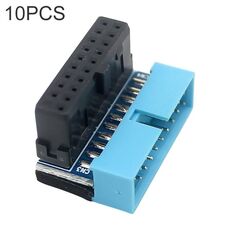 10 PCS 3.0 19P 20P Adattatore di estensione maschio-femmina della scheda madre, modello: PH19B (nero blu)