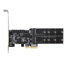 SATA3.0 PCIE3.0 a 2-Port M.2 (B-Key) Adapter Card