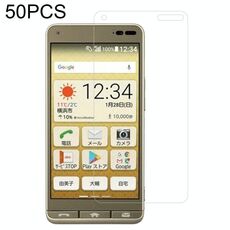 50 pezzi 0.26mm 9h 2,5D film in vetro temperato per Kyocera Basio 3 KYV43