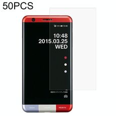 50 pz 0.26mm Film in vetro temperato 9h 2.5D per Kyocera Au Infobar A03 di IIDA KYV33