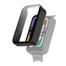 Per Xiaomi Redmi Smart Band Pro PC + custodia protettiva in vetro temperato (nero)