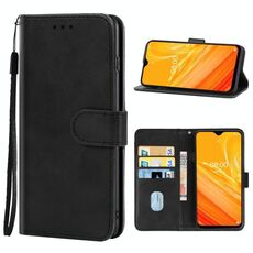 Cassa del telefono in pelle per Ulefone Nota 8 (nero)