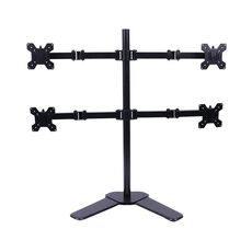 Staffa del supporto del monitor di sollevamento del desktop Quattro schermo Base da scrivania