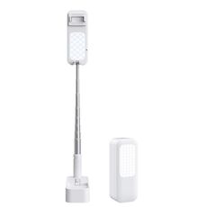 V6 360-Gradi Rotante Lampada dal vivo a doppia faccia (bianco)