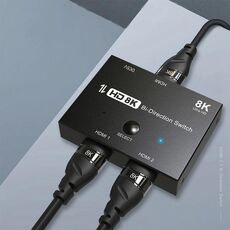 F0301 HDMI 2.1 Switcher a due vie PS5 DEDICATO Switcher ad alta definizione one-in-tw