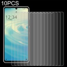 Pellicola in vetro temperato da 10 pezzi da 0,26 mm 9h 2.5D per Sharp Aquos Sense 6